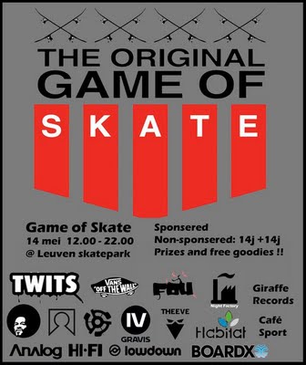 Game of skate à Leuven